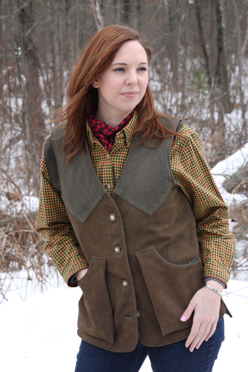 TheThreeRobbers / STAG BUFFALO VEST Waxed Buffalo Leather Gladwin