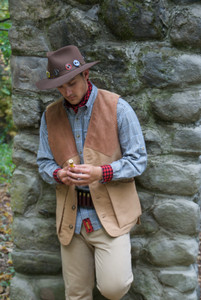 Artemis Moleskin Vest - Camel