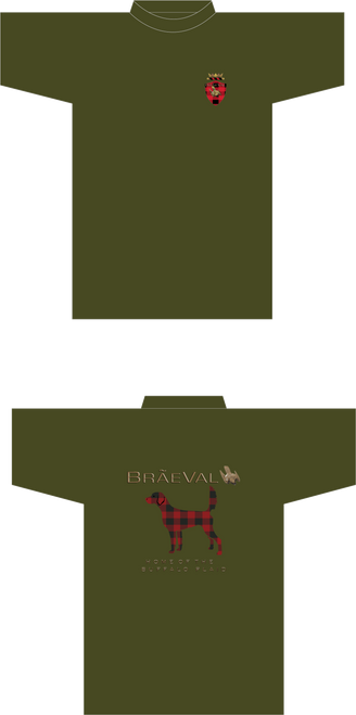 Dog T-Shirt   Army Green