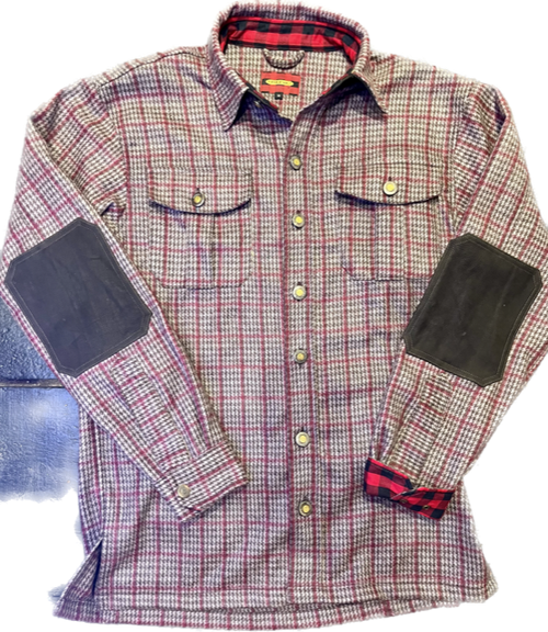 Gunnison Wool-Blend Solid Flannel Shirt