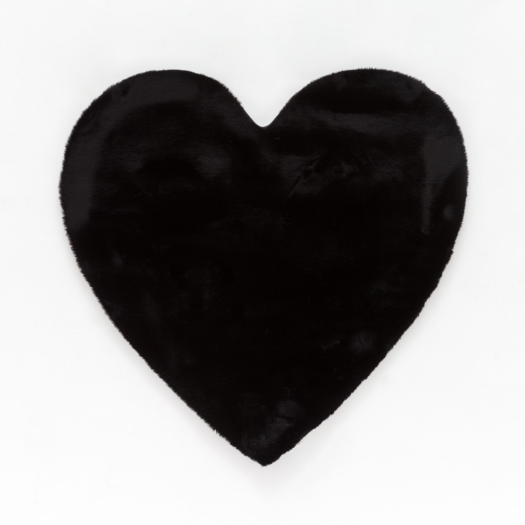 Tappeto heart rabbit fur