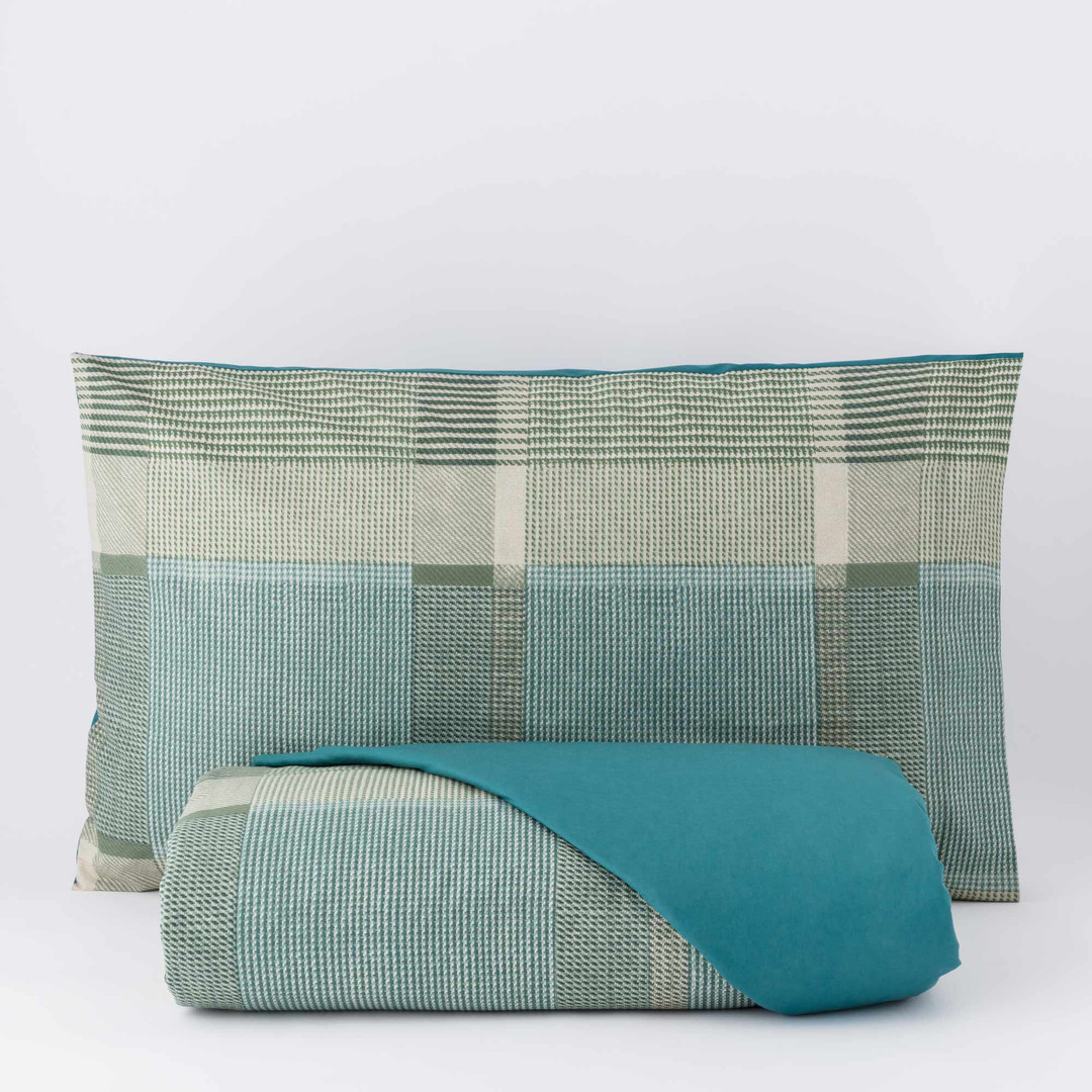 Parure copripiumino in cotone castiglione