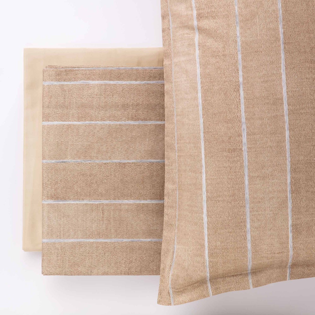 Completo letto raso bazaar rigato