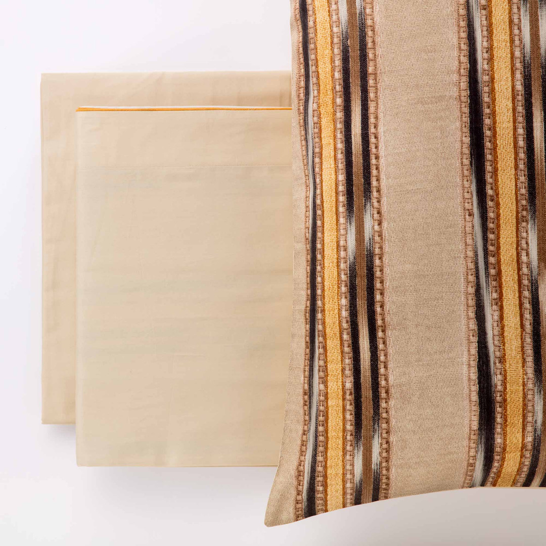 Completo lenzuolo copriletto in raso bazaar