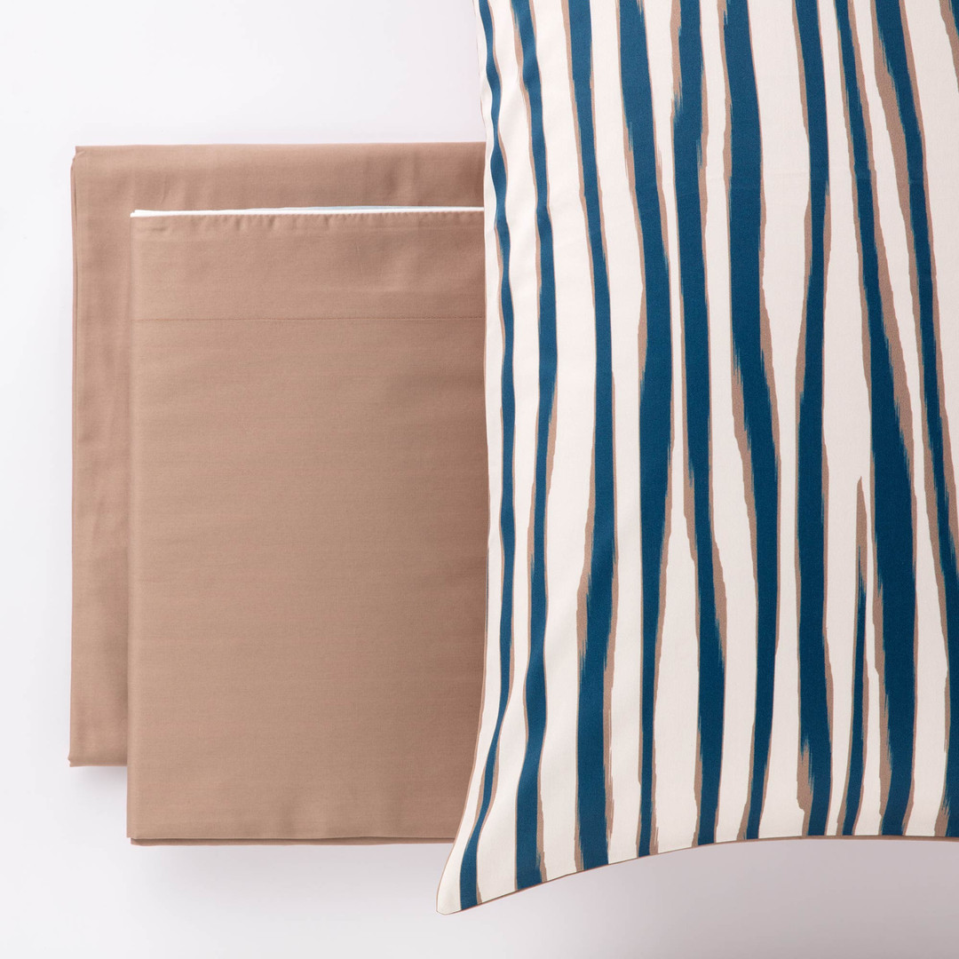 Completo lenzuolo copriletto in raso ghibli