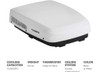Dometic | FreshJet 5 Low Profile RV Air Conditioner | 9620015933 | FJX5557MWHCS | 15,000 BTU | White