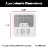 Furrion LLC FACT11CA2-PS-AM
Air Conditioner Ceiling Assembly; Furrion Chill ™; For Use With Furrion Rooftop R32 Air Conditioners; Fits 14 Inch x 14 Inch Vent Opening; White; With Manual Controls; Without Controller; With Mounting Hardware