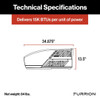 Furrion | Chill HE Air Conditioner | 2024042637 | FACR15HESA2-PS-AM | 15,000 BTU | White | R32