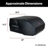 Furrion Chill Cube RV Air Conditioner Variable Speed 18,000 BTU Ducted Color Black
