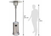Blue Sky Outdoor Living Stainless Steel Gas Outdoor Patio Heater – 48,000 BTU - PHG8732SS