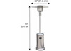 Blue Sky Outdoor Living Stainless Steel Gas Outdoor Patio Heater – 48,000 BTU