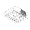 Coleman Mach 3 Plus RV Air Conditioner 38203-0665 13,500 BTU Roughneck White