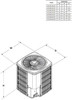 Goodman 4 Ton 14.3 SEER2 Heat Pump Condenser (R-32 Refrigerant)