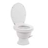 Dometic | 411 Low Profile Toilet | 9610008263 | Gravity Flush | Porcelain Bowl | Soft-Close Seat | White