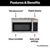 Furrion RV Over The Range Convection Microwave Oven | FMCM15A-SS | 2022007898 | 1.5 Cu. Ft. | 900 Watts | Stainless Steel
