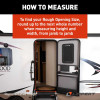 Lippert RV Entry Door Polar White 72x30in Right Hinge 20-1143