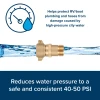 Camco | Water Pressure Regulator Brass | 40055 Camco | Water Pressure Regulator Brass | 40055 10-0603 17.95 Fresh Water Plumbing Camco 40055 New Brands Hut LLC