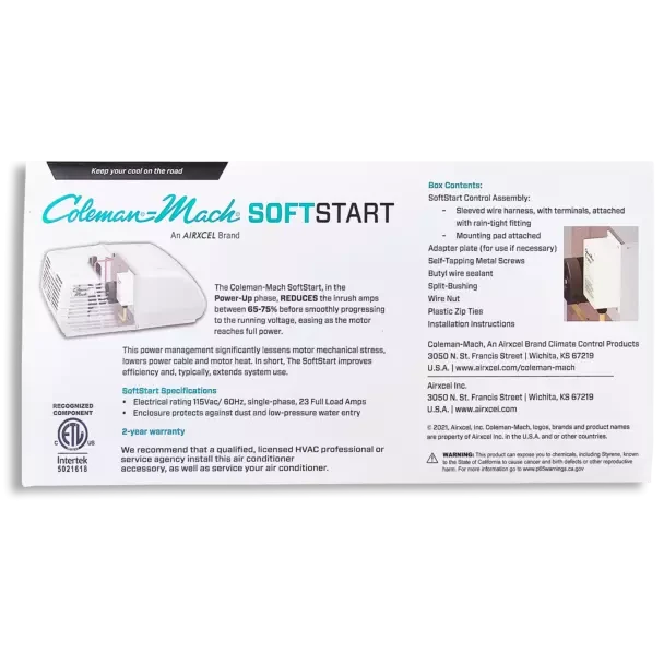 1497-3601 | Coleman-Mach Soft Start Kit for Coleman Mach ACs and Heat Pumps