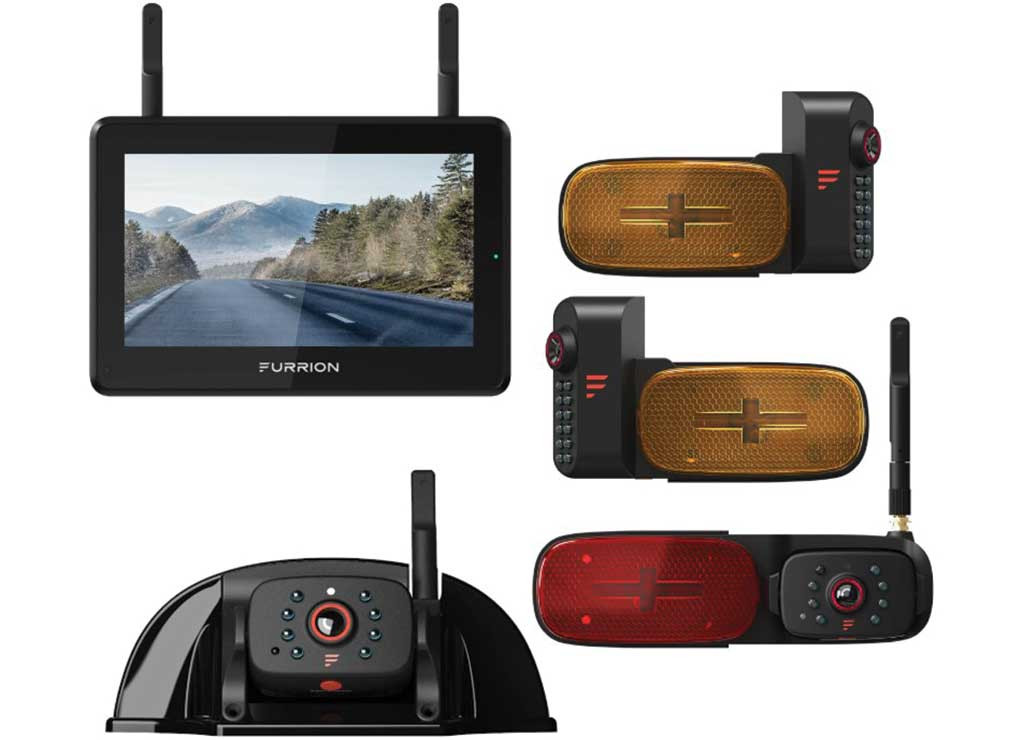 Furrion Vision S+ Wireless RV Observation System w/ 4 Cameras - 7’’ Screen - Exterior Truck Parts