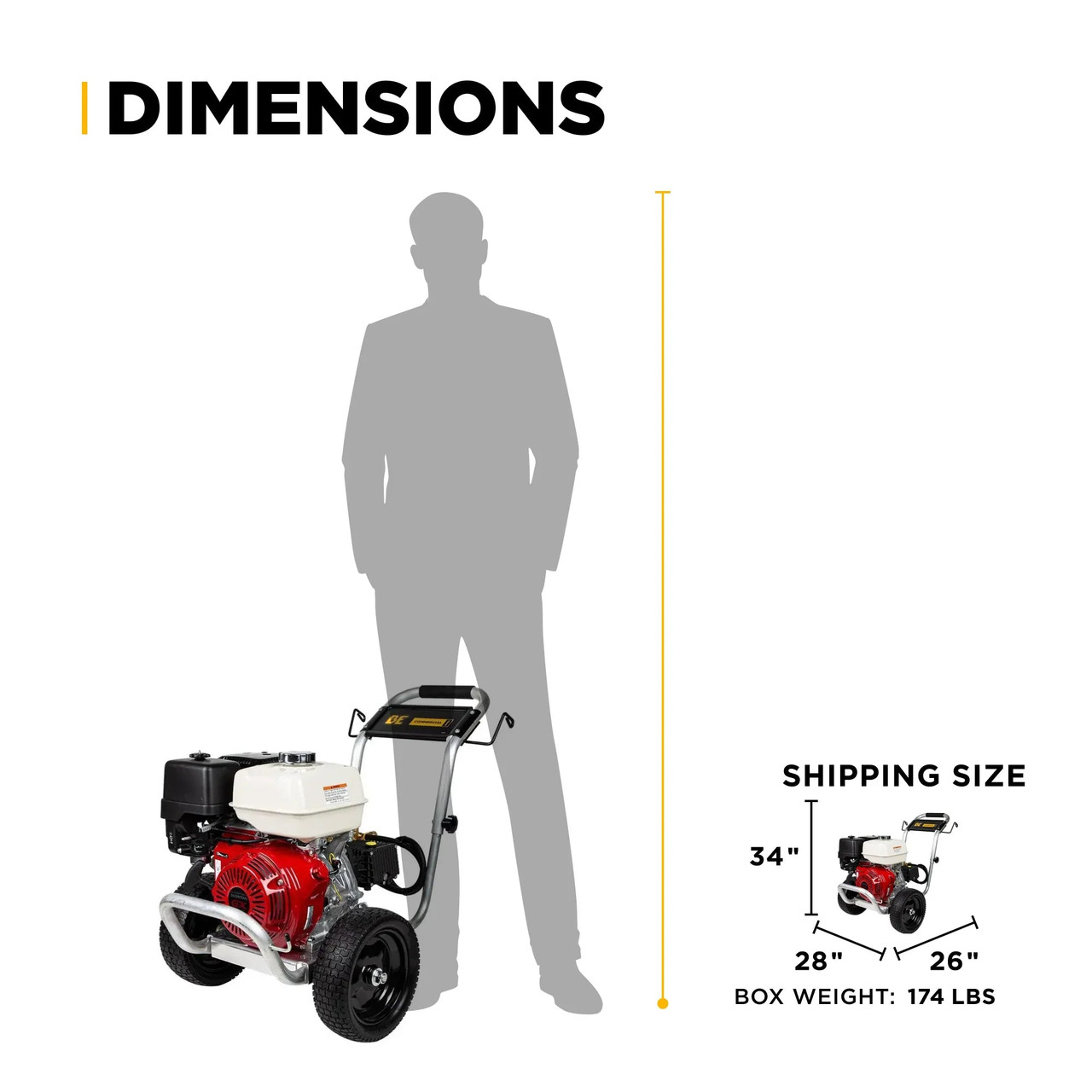BE Power 4,200 PSI 4.2 GPM Cold Water Gas Pressure Washer Belt Drive System - Pressure Washers