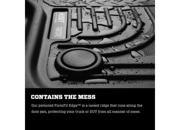 Husky WeatherBeater Floor Liners for 2015-2024 F-150 2022-2024 F-150 LIGHTNING - 18361 - Interior Truck Accessories