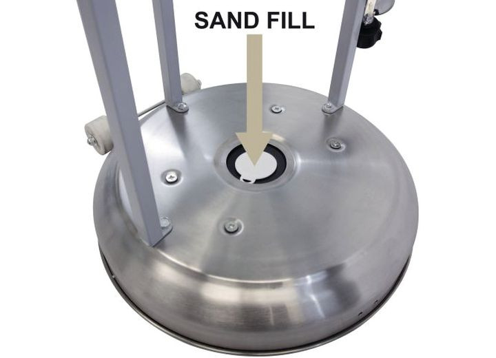 Dyna-Glo Premium Stainless Steel Outdoor Propane Patio Heater - 48,000 BTU - DGPH202SS