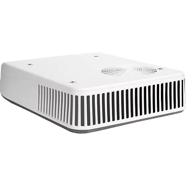 Coleman-Mach 8 | 37223-076 | Ultra-Low Profile | 13,500 BTU | 120V Air Conditioner | Condensate Pump | Textured White