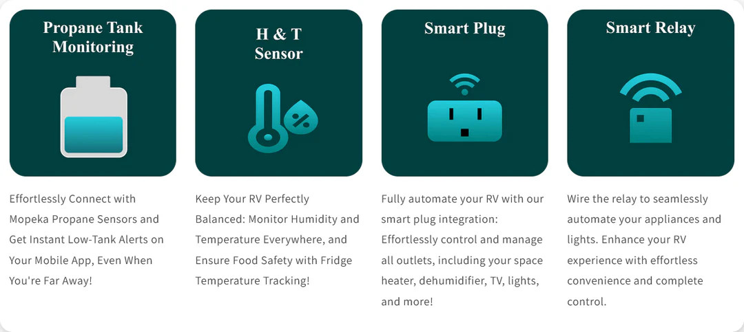 AP Products | Smart Thermostat and Wireless Control Hub | 024-0020 | Coleman, Dometic, Furrion, GE Appliances
