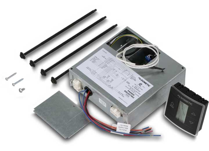 Dometic CT Single Zone Thermostat with Control Kit | 3316232.710 | Black | Single Zone | Cool/Furnace/Heat Strip