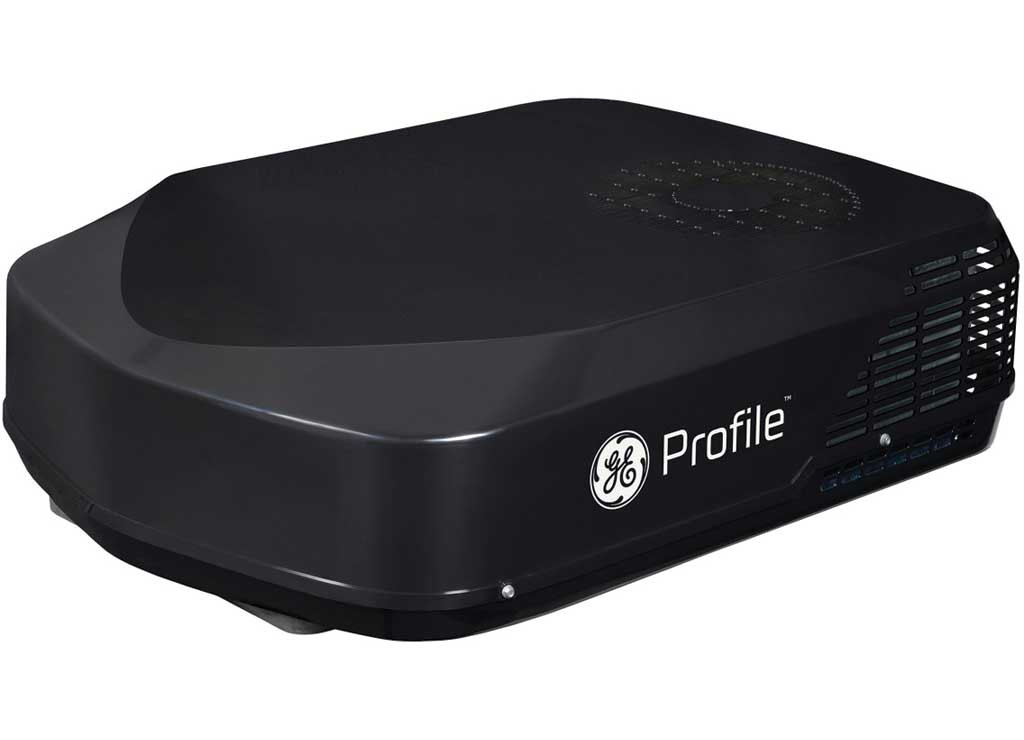 GE Appliances | Profile RV Air Conditioner | PLH15XAHB | 15,000 BTU | Heat Pump | Low Profile | Black