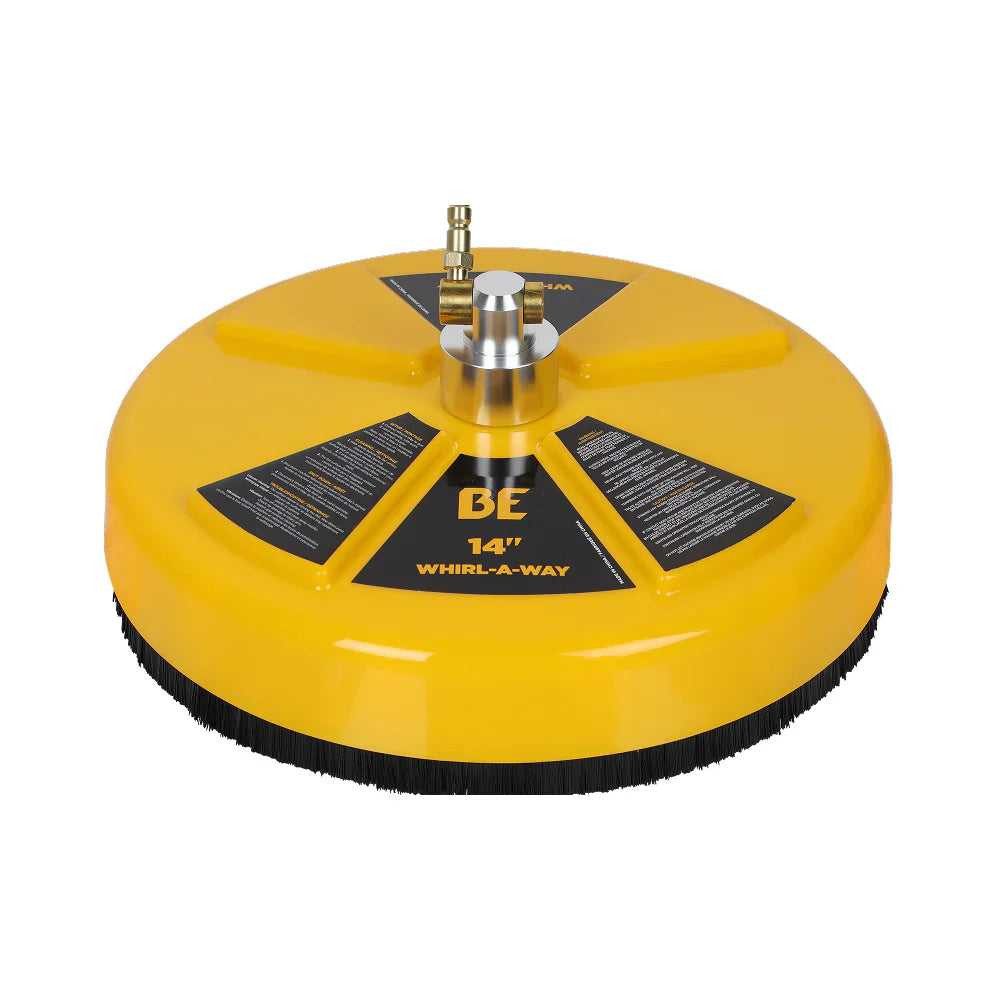 BE Power Equipment Whirl-A-Way 14" Surface Cleaner (4000 PSI 180°F)