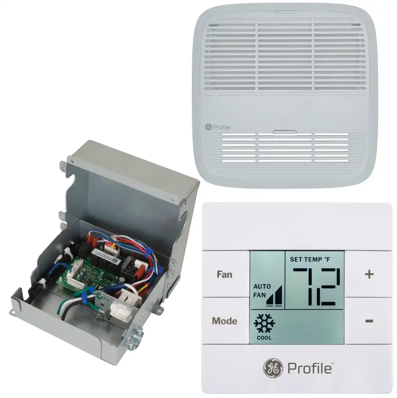 GE Appliances | Ducted Air Conditioner Accessory Kit | RVACS-DKITW | White | R32 Refrigerant AC