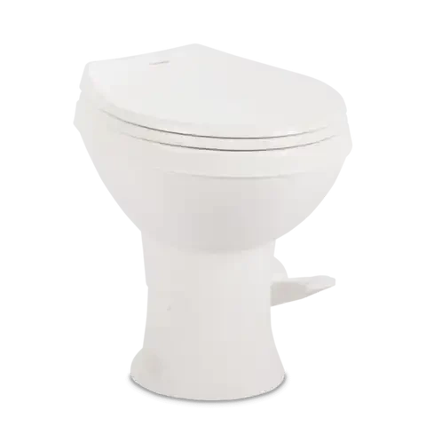 Dometic | Platinum Model 420 RV Toilet | 9610008281 | 2-Bolt Mounting | Gravity Flush | White