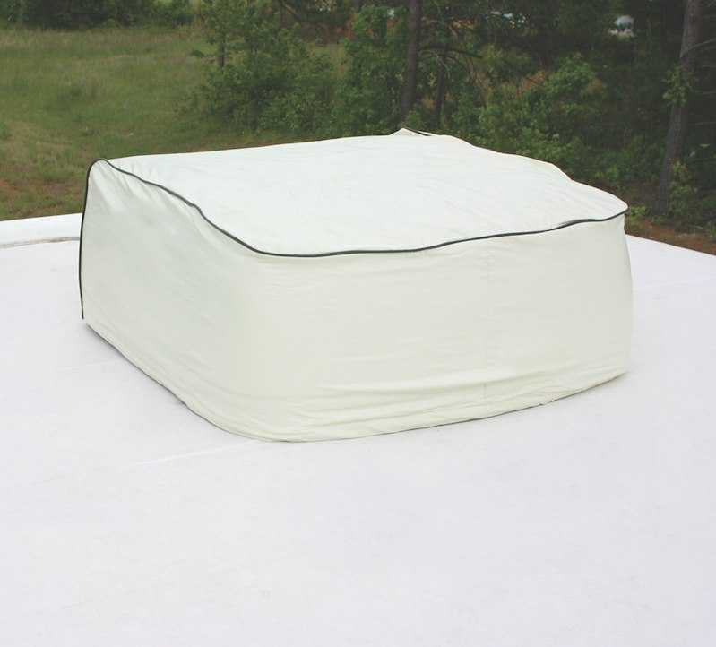 Camco 45391 White Vinyl RV A/C Cover for Coleman Mach I, II & III