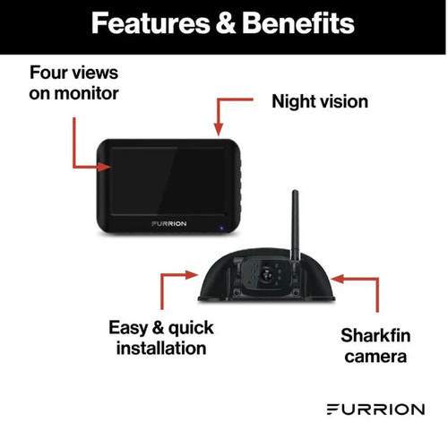 Furrion Vision S Digital Wireless Backup Camera 2021123914 4.3’’ Screen - Camping