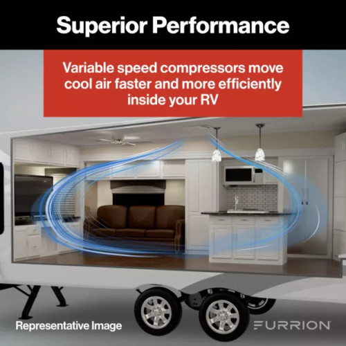 Furrion | Chill Cube RV Air Conditioner | Variable Speed | 2024039646 | 18,000 BTU | Ducted | Black