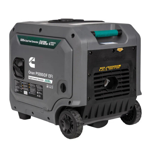 Cummins Onan P5000iDF EFI Dual-Fuel Inverter Generator, EPA+CARB