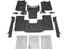 Bed Rugs Floor Coverings for 1976-1986 CJ7, 1987-1995 WRANGLER - BRCYJ76F