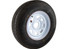 Tow-Rite RDG25-701-WS5 - Tire & Rim ST205-75R14 LRC White Spoke 3.19