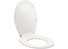 TOILET SLOW CLOSE ROUND PLASTIC SEAT COVER/ LID/ MOUNTING HARDWARE (400/401/410/411 SERIES) - WHITE