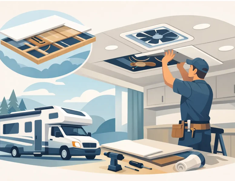 RV Ceiling Assembly Replacement Made Simple