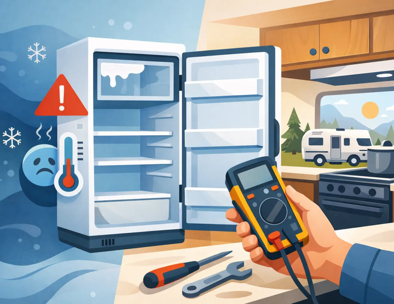 RV Refrigerator Not Cooling? Find the Fault Fast