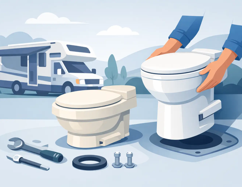 RV Toilet Replacement Guide for a Proper Fit
