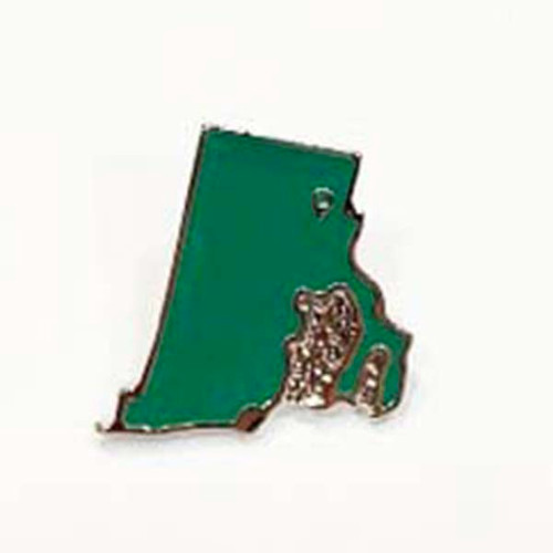 Pins: Rhode Island Map - Green