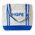 "Hope" Tote Bag in Blue
