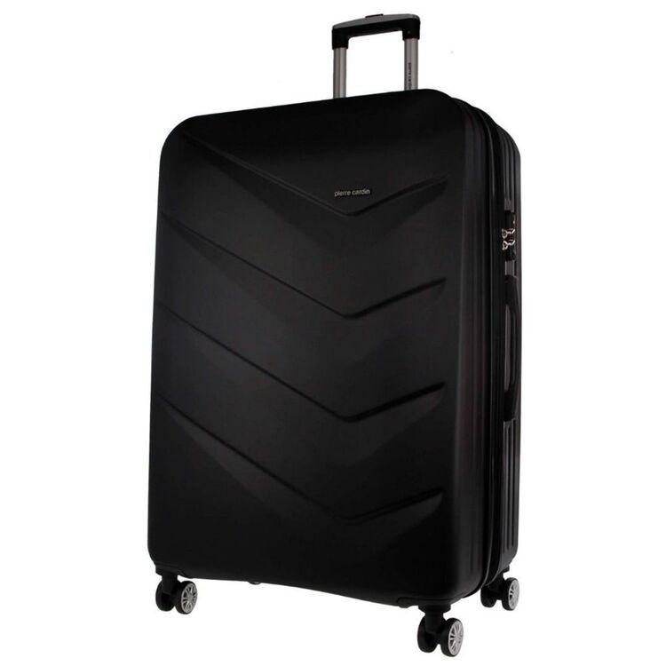Pierre Cardin 54 cm Cabin Hard Shell Suitcase Black