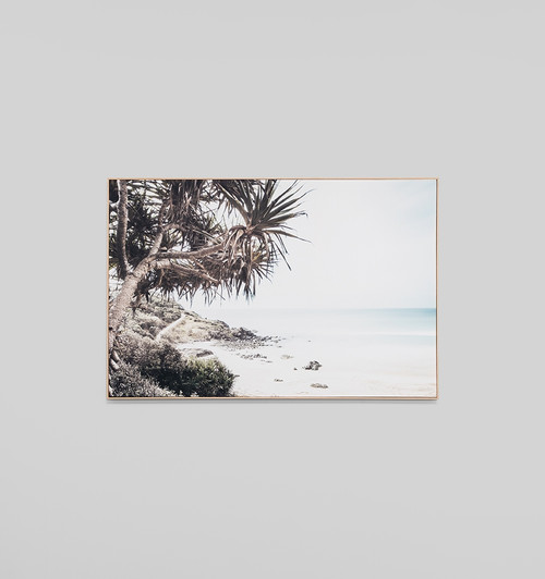 Along The Coast - Framed Canvas