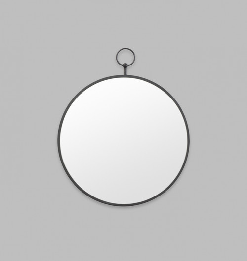 ANTIQUE FOB MIRROR - BLACK