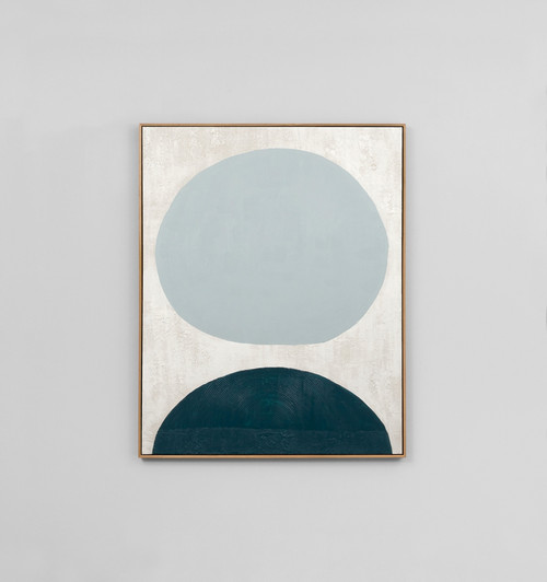 Sculpture Blue 2 Framed