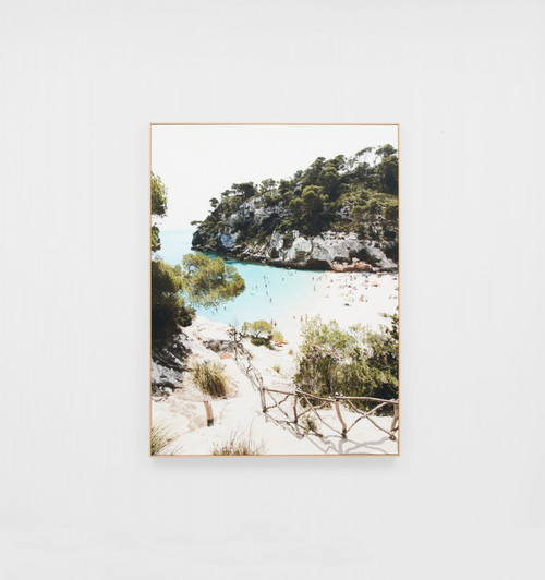 Hidden Paradise Framed Canvas 